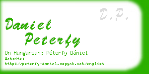 daniel peterfy business card